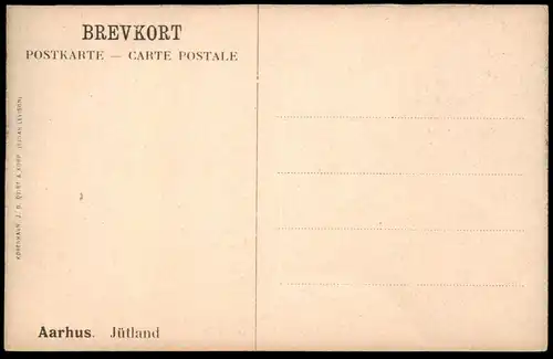 ALTE KÜNSTLER POSTKARTE AARHUS JÜTLAND FRANZ SCOLVY BREVKORT Danmark Dänemark Denmark Ansichtskarte postcard