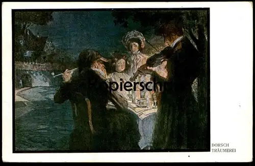 ALTE KÜNSTLER POSTKARTE TRÄUMEREI GEIGER GEIGE VIOLINE violon violin Streicher Ansichtskarte postcard AK cpa
