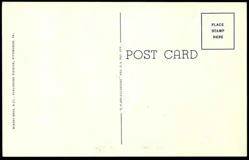 ALTE POSTKARTE PITTSBURGH PA BIRD'S EYE VIEW SHOWING MELLON INSTITUTE AND CIVIC CENTER postcard cpa Ansichtskarte