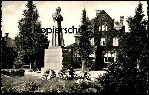 ÄLTERE POSTKARTE ENSCHEDE DR. ALPHONS ARIENS MONUMENT Nederland Netherlands Niederlande Holland Pays-Bas cpa postcard