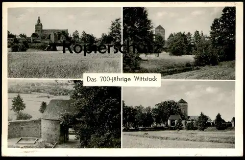 ALTE POSTKARTE DAS 700-JÄHRIGE WITTSTOCK DOSSE Brandenburg Ansichtskarte AK postcard cpa