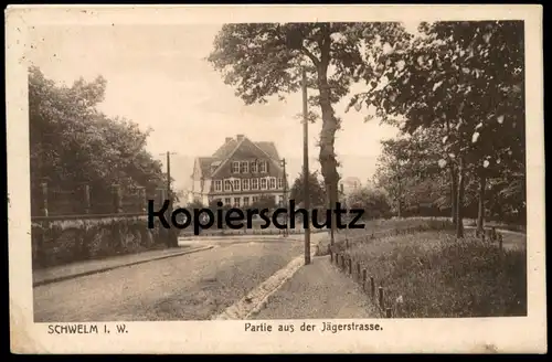 ALTE POSTKARTE SCHWELM PARTIE AUS DER JÄGERSTRASSE Ansichtskarte AK cpa postcard