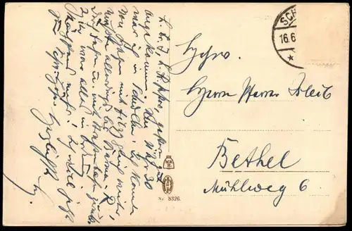 ALTE POSTKARTE SCHWELM PARTIE AUS DER JÄGERSTRASSE Ansichtskarte AK cpa postcard