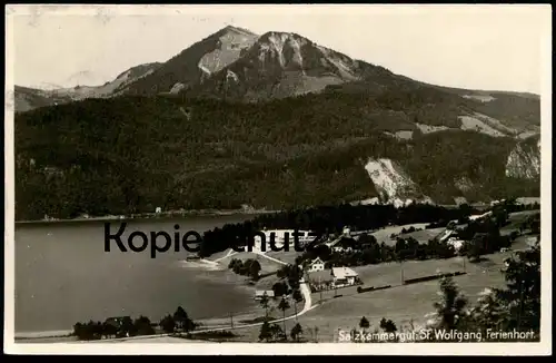 ALTE POSTKARTE FERIENHORT ST. WOLFGANG 1928 SALZKAMMERGUT ÖSTERREICH Ansichtskarte AK cpa postcard