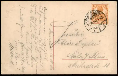 ALTE POSTKARTE TREUE FREUNDE KINDER MÄDCHEN JUNGE LIEBE child boy girl love Ansichtskarte AK postcard cpa
