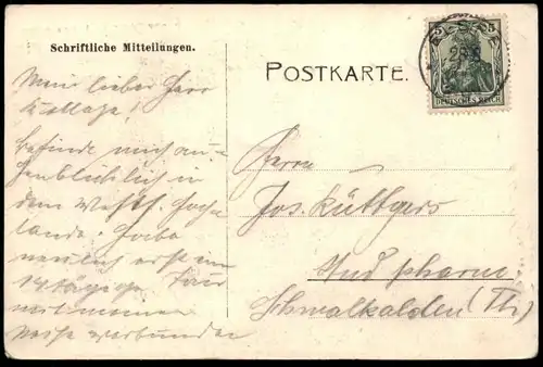 ALTE POSTKARTE GRUSS AUS ELSPE WASSERHEILANSTALT VON SANITÄTSRAT DR. PARNEMANN Lennestadt Sauerland Ansichtskarte AK cpa