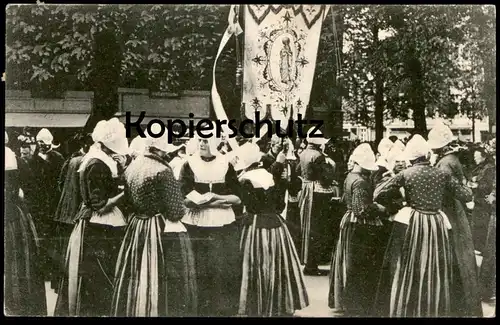 ALTE POSTKARTE KEVELAER 1909 VOLLENDAMMER PILGERINNEN Pilger Voldendam Nonnen Religion AK Ansichtskarte cpa postcard