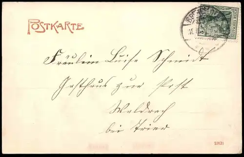 ALTE POSTKARTE GRUSS AUS BEERFELDEN VIEHGASSE MIT GASTHAUS ZUR KRONE Restauration Gaststätte Ansichtskarte cpa postcard