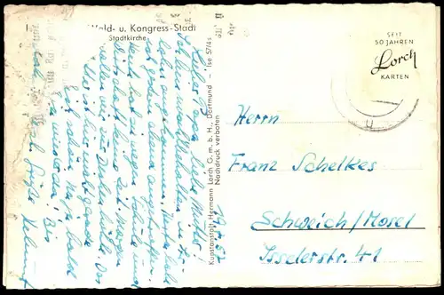 ÄLTERE POSTKARTE BLICK AUF ISERLOHN BAHNHOF MIT DAMPFLOK WAGGONS Locomotive à vapeur Zug station gare cpa postcard AK
