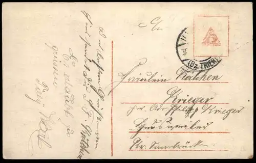 ALTE POSTKARTE LIEBESPAAR PAAR COUPLE DU SOLLST NICHT HAMSTERN Weltkrieg Hamsterkäufe Ansichtskarte AK cpa postcard