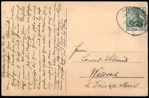 ALTE FOTO POSTKARTE BLEICHERODE FEIER MARSCH VORBEI AM HAUS SCHWED & DANKWERTH JEW JEWISH JUDAICA JUDAIKA cpa postcard