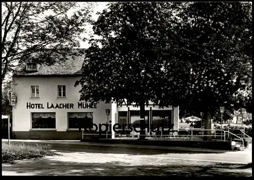 ÄLTERE POSTKARTE NIEDERMENDIG HOTEL LAACHER MÜHLE COCA COLA SCHIRM .. BIERE MENDIG LANDKREIS MAYEN-KOBLENZ Ansichtskarte
