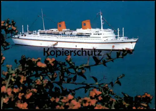 2 X ÄLTERE POSTKARTE MS EUROPA KREUZFAHRTSCHIFF Hapag Lloyd Schiff Motorschiff ship bateau cpa postcard