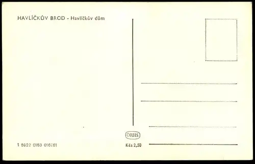 ÄLTERE POSTKARTE HAVLICKUV BROD DUM Rude Pravo Administrace Knizni Novinky Ceska Ansichtskarte AK postcard cpa