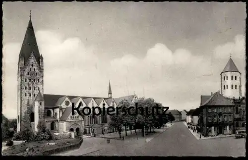 ÄLTERE POSTKARTE PADERBORN DER DOM 1957 Kirche Ansichtskarte postcard AK cpa