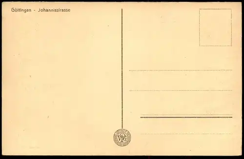 ALTE POSTKARTE GÖTTINGEN JOHANNISSTRASSE FUHRWERK PFERD GASTWIRTSCHAFT Ansichtskarte AK cpa postcard