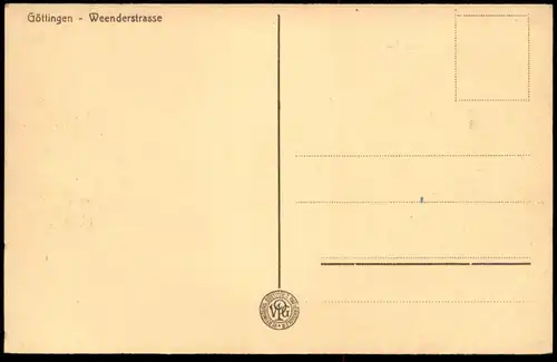 ALTE POSTKARTE GÖTTINGEN WEENDERSTRASSE KUTSCHE Ansichtskarte AK cpa postcard