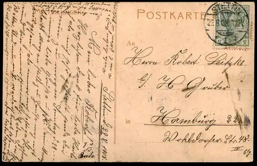 ALTE POSTKARTE STETTIN RATHAUS STRASSENBAHN Tram tramway Pommern Szczecin AK Ansichtskarte cpa postcard