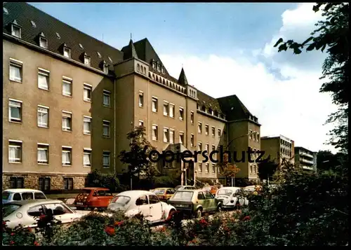 ÄLTERE POSTKARTE KÖLN LINDENTHAL HILDEGARDIS KRANKENHAUS VW KÄFER GOLF Coccinelle beetle Citroen Ford Fiesta AK cpa