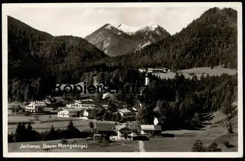 ALTE POSTKARTE JACHENAU 1938 BAYRISCHES HOCHGEBIRGE BAYERN Ansichtskarte AK cpa postcard