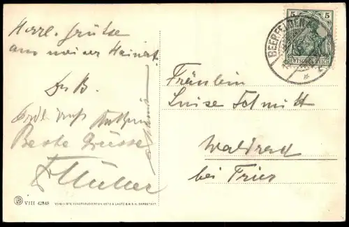 ALTE POSTKARTE HIMBÄCHEL VIADUCT MARBACH Erbach Viadukt Hessen cpa AK Ansichtskarte postcard