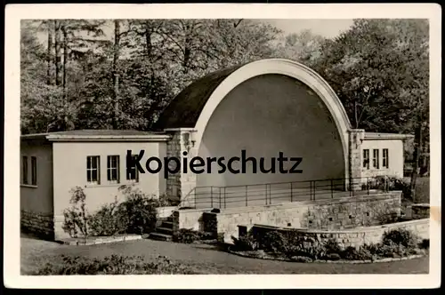 ALTE POSTKARTE HEILIGENSTADT MUSIKPAVILLON IM HEINRICH HEINE PARK KURPARK PAVILLON THÜRINGEN Ansichtskarte postcard