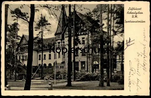 ALTE POSTKARTE HOHENLYCHEN SPORTSANATORIUM SANATORIUM HEILSTÄTTEN DRK 1937 LYCHEN BERICHT MENISKUS OPERATION postcard AK