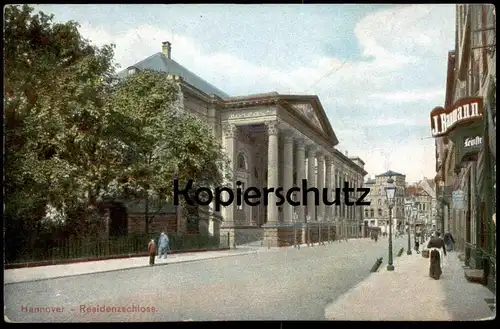 ALTE POSTKARTE HANNOVER NEUES RESIDENZSCHLOSS J. BAUMANN Schloss castle chateau Ansichtskarte postcard cpa AK