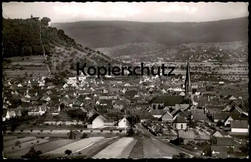 ÄLTERE POSTKARTE GROSSHEUBACH MIT KLOSTER ENGELBERG Friedhof Kirche Ansichtskarte postcard cpa