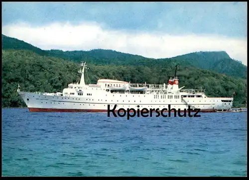 ÄLTERE POSTKARTE MS DONA MONTSERRAT KREUZFAHRTSCHIFF Schiff Motorschiff ship bateau Ansichtskarte AK cpa postcard
