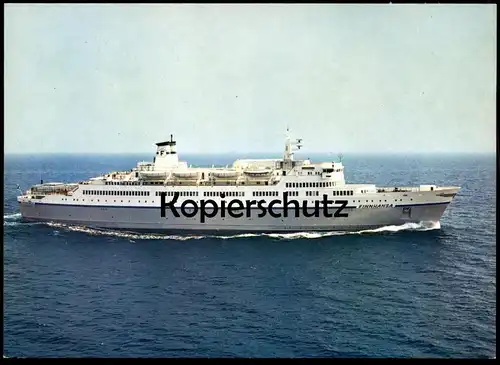 ÄLTERE POSTKARTE FINNHANSA FÄHRSCHIFF HELSINKI LÜBECK FÄHRE ferry Schiff Motorschiff ship bateau Ansichtskarte postcard