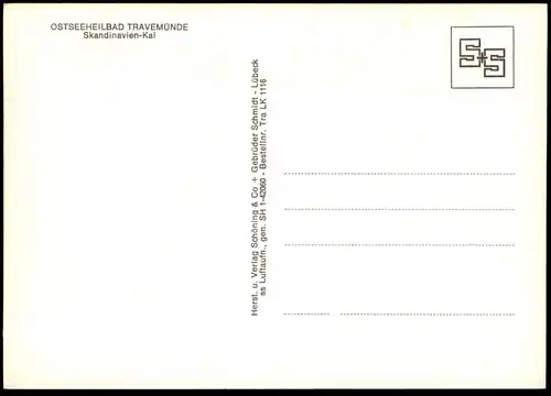 ÄLTERE POSTKARTE SKANDINAVIEN-KAI TRAVEMÜNDE GEDSER FÄHRE FÄHREN GUSTAV VASA Hafen port harbour ferry Schiff ship cpa AK