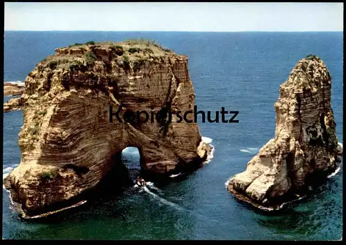 ÄLTERE POSTKARTE BEIRUT PIGEONS GROTTO BEYROUTH LIBANON Bayrut cpa AK postcard Ansichtskarte