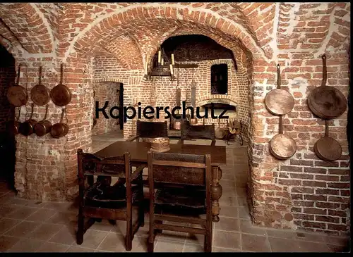 ÄLTERE POSTKARTE WASSERBURG ANHOLT HOFKÜCHE ISSELBURG Küche kitchen cuisine cpa postcard AK Ansichtskarte
