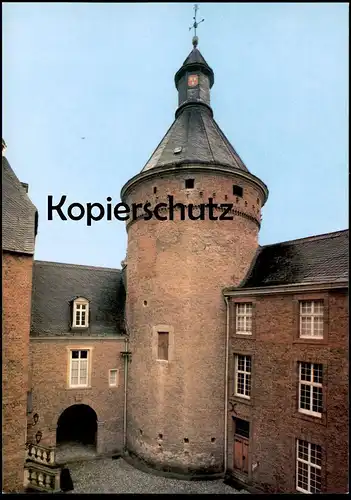 ÄLTERE POSTKARTE WASSERBURG ANHOLT HAUPTBURG INNENHOF MIT DICKEN TURM 12. JAHRHUNDERT cpa postcard AK Ansichtskarte