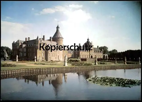 ÄLTERE POSTKARTE WASSERBURG ANHOLT HAUPTBURG VORBURG WESTFRONT chateau caslte Burg cpa postcard AK Ansichtskarte