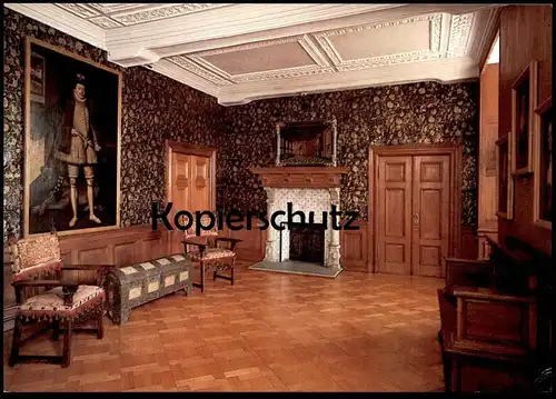 ÄLTERE POSTKARTE GRÜNER SAAL WASSERBURG ANHOLT ISSELBURG BURG castle chateau postcard cpa AK Ansichtskarte