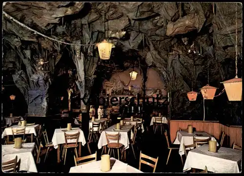 ÄLTERE POSTKARTE PIRMASENS TANZLOKAL BLAUE GROTTE MIT NACHTBAR WINZLERSTRASSE 1 Nachtclub cpa AK Ansichtskarte postcard