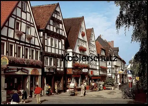 ÄLTERE POSTKARTE DETMOLD SCHÜLERSTRASSE BROTKÖRBCHEN BÄCKEREI A. KöLLER AK Ansichtskarte postcard cpa