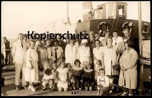 ALTE FOTO POSTKARTE GÖHREN 1927 INSEL RÜGEN DAMPFER MÖNCHGUT SELLIN Ansichtskarte AK postcard cpa photo