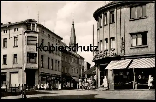 ÄLTERE POSTKARTE APOLDA BAHNHOFSTRASSE Lebensmittel AK Ansichtskarte postcard cpa