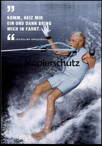 ÄLTERE POSTKARTE HEIZ MIR EIN WASSERSKI STARLIGHT EXPRESS STUNT water ski nautique waterski Ansichtskarte postcard cpa