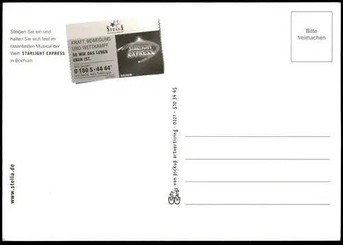 ÄLTERE POSTKARTE HEIZ MIR EIN WASSERSKI STARLIGHT EXPRESS STUNT water ski nautique waterski Ansichtskarte postcard cpa