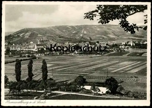 ALTE POSTKARTE HAMMELBURG AN DER SAALE PANORAMA GESAMTANSICHT TOTALANSICHT TOTAL AK cpa postcard Ansichtskarte