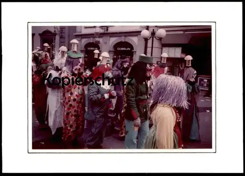 ÄLTERE KARTE BASELER FASTNACHT 1989 BASEL KARNEVAL CARNEVAL carnaval carnival Foto photo Ansichtskarte AK cpa postcard