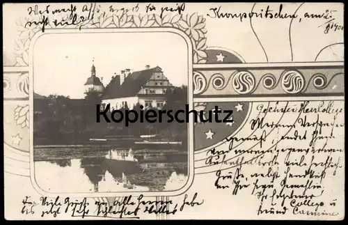 ALTE POSTKARTE KRONPORITSCHEN CERVENE PORICI 1901 Tschechische Republik Ceska Cesko AK postcard cpa Ansichtskarte