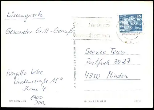 ÄLTERE POSTKARTE OSTSEEBAD PREROW DARSS BLICK VON DER HOHEN DÜNE AUF PREROWSTROM ERHOLUNGSHEIM ESPERORT AK Ansichtskarte