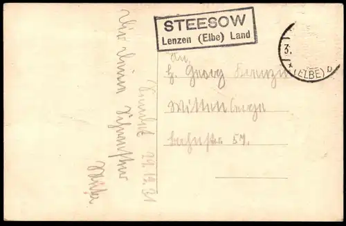 ALTE POSTKARTE LIEBESPAAR PAAR COUPLE HERZLICHEN GLÜCKWUNSCH ZUM NEUEN JAHRE NEUJAHR STEESOW Ansichtskarte cpa postcard