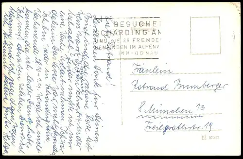 ALTE POSTKARTE SCHLOSS SCHÄRDING 1650 OBERÖSTERREICH Österreich Austria Autriche castle Ansichtskarte AK postcard cpa