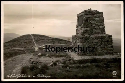 ALTE POSTKARTE AUF DER GOLDHÖHE SUDETENGAU SUDETEN KRUMMHÜBEL RIESENGEBIRGE KARPACZ Karkonosze Krkonose Ansichtskarte